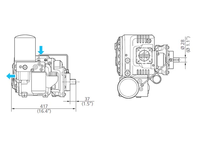 EVO3-NK-Gas Compact Unit, Drawing