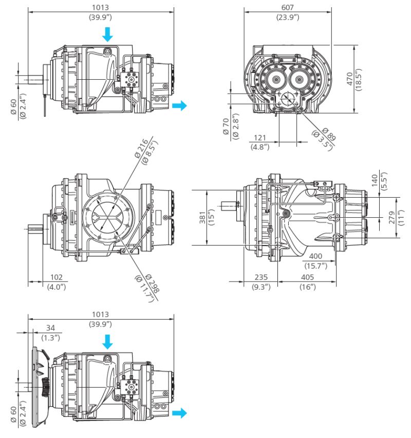 EVO40-G-Gas Drawing