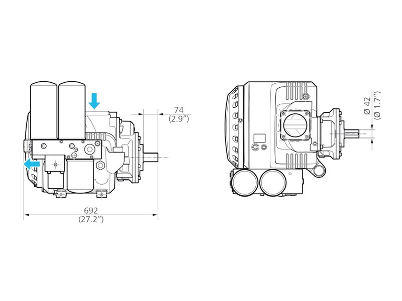 EVO9-NK-Gas Compact Unit, Drawing